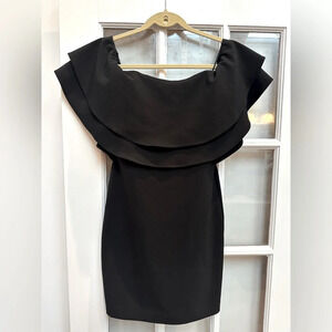 Parker Black Label Bloomingdale’s Off The Shoulder Formal Cocktail Dress Size 2